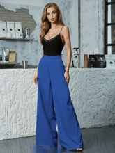 Zip Back Wide Leg Pants - Shah S. Sahota
